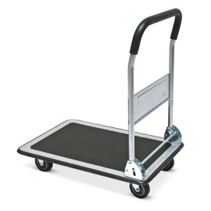 Wózek platformowy BASIC, składany, udźwig 250 kg, powierzchnia ładunkowa 600 × 900 mm