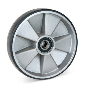 Kierownica PU ręczny wózek paletowy towego Ameise® typ ACY20/25, Delta 26/30, SLT10, rok od '09, Ø 200 mm, czarny