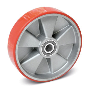 Kierownica PU do ręczny wózek paletowy towego Ameise® typ ACY20/25, Delta 26/30, SLT10, rok modelowy od '09, Ø 200 mm, czerwony