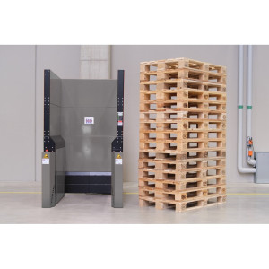 Hagenauer+Denk magazyn palet PalServer Universal, 15 palet, szer. x dł. 1000 x 1200 mm, stal szlachetna