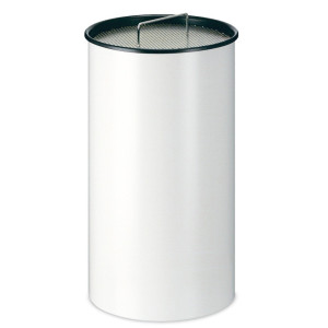 Popielniczka stojąca RONDO, szarość aluminium
