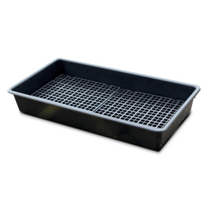 Steinbock® Wanna do małych pojemników, z PE, wraz z kratą PE, pojemność 64,5 l