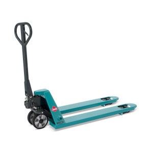 BESTSELLER Ręczny wózek paletowy Ameise® PTM 2.0, udźwig 2000 kg, długość wideł 1150 mm, guma/poliuretan, podwójne rolki