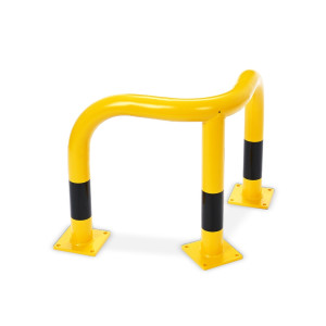 Steinbock® narożny pałąk odbojowy, do zastosowań w pomieszczeniach, wys. x dł. 600 x 600 mm, Ø 76 mm