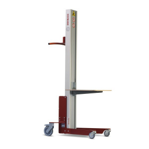 Podnośnik HOVMAND z platformą z tworzywa sztucznego, zakres podnoszenia 140-1751 mm, udźwig 70 kg