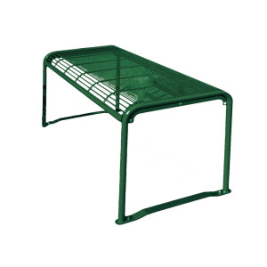 Stół Sevilla, wys. × szer. × gł. 735 x 715 x 1595 mm, RAL 9007 szary aluminium
