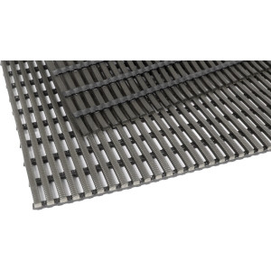 Mata siatkowa Heronrib 2000 Flex, PCW, przycięcie na metr bieżący x 500 mm, kolor szary