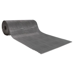 Mata siatkowa Heronrib 2000 Flex, PCW, przycięcie na metr bieżący x 1000 mm, kolor szary