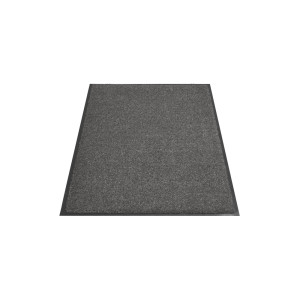 Mata podłogowa, włókno olefinowe, szerokość x głębokość 600 x 910 mm, kolor szary