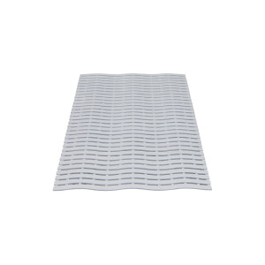 Mata siatkowa Yoga Soft Step, PE, pojedyncza mata, szer. × gł. 600 × 900 mm, kolor szary