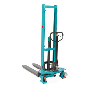 Hydrauliczny wózek widłowy Ameise® PSM 1.0 z szybkim unoszeniem i masztem pojedynczym, wysokość podnoszenia 1600 mm, udźwig 1000 kg