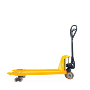 Ręczny paleciak Jungheinrich. Wózek paletowy ręczny  AM 22 z szybkim unoszeniem, dł. wideł 1150 mm, koła nylon, rolki podwójne nylon, udźwig 2200 kg