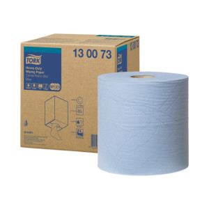 TORK® bardzo mocne chusteczki, wys. x szer. 340 x 235 mm, 1 rolka, niebieski