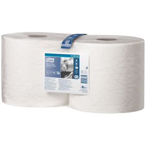 TORK® bardzo mocne chusteczki, wys. x szer. 340 x 235 mm, 2 rolki, białe