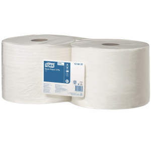 Chusteczki standardowe TORK®, wys. 340 x 235 mm, 2 rolki, białe