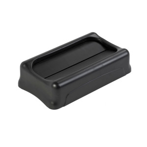 Odchylana pokrywa do produktu Rubbermaid Slim Jim®, kolor czarny