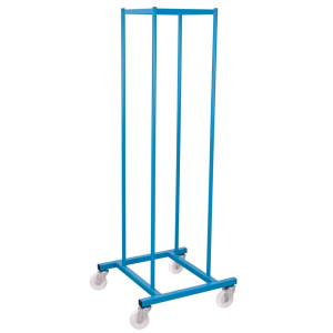 Stojak zbiorczy na transportery na kółkach i transportery na kółkach do mebli Möbelhund®, wys. x szer. x gł. 2000 x 700 x 700 mm
