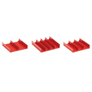Części niecki LISTA 9x9E, (szer. x gł. x wys.) 150 x 150 x 26 mm, 6 szt., 2 niecki