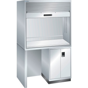 Stacja jakości LISTA 2x36x36E, (szer. x gł. x wys.) 1434 x 725x 2100 mm, D / Schuko, jasnoszara