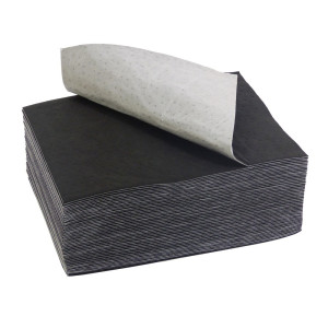 Chłonna mata SMF Heavyweight, 20 ściereczek, 3 warstwy, dł. x szer. 800 x 600 mm, uniwersalna, kolor szary