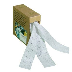 Włóknina wiążąca SMS Heavyweigth, pudełko z dozownikiem z jedną rolką, wielokrotna perforacja, składana w układ Z, 3-warstwowa, długość 15 m, olej, kolor biały