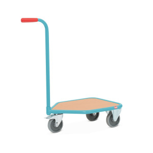 Wózek z uchwytem Ameise®, drewniana powierzchnia ładunkowa szer. x gł. 450 x 450 mm