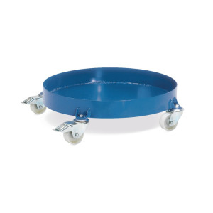 Przenośnik na kółkach do beczek fetra®, udźwig 250 kg, zamknięty