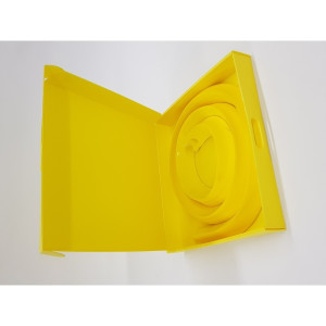 Bariera odcinająca, ochrona kanału do wielokrotnego użytku, dł. x szer. x wys. 3000 x 70 x 50 mm