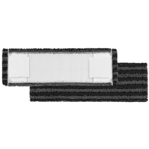 Mop z mikrofibry Dust Killer Grey, z kieszeniami i szmatkami, szerokość 400 mm