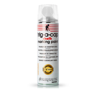A.M.P.E.R.E. Kreda w sprayu trig-a-cap® chalk, 500 ml, 12 szt./opakowanie, biała