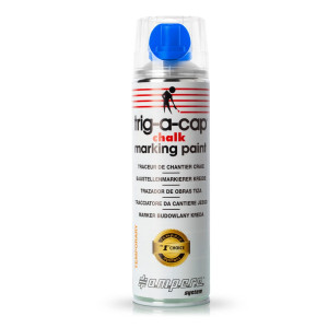 A.M.P.E.R.E. Kreda w sprayu trig-a-cap® chalk, 500 ml, 12 szt./opakowanie, niebieska