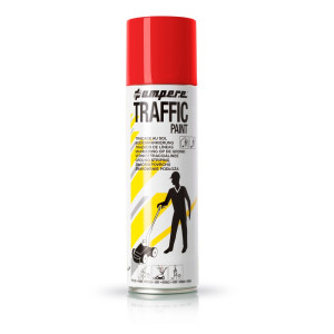 A.M.P.E.R.E. Farba do znakowania TRAFFIC 0,5 l, czerwona