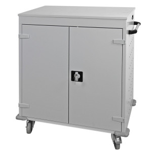 Wózek do przechowywania laptopów/tabletów, wys. x szer. x gł. 1060 x 920 x 500 mm, 16 komór, z zasilaniem
