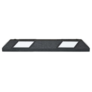 Park-Aid® ogranicznik kół, czarny z białą taśmą odblaskową, szerokość 900mm