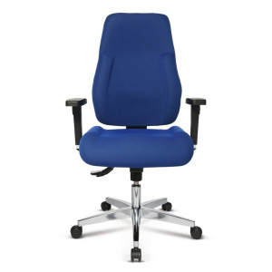 Krzesło biurowe obrotowe Topstar® P91, oparcie z pianki tapicerskiej, kolor zielone jabłko