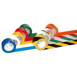 Taśma do znakowania podłoża PROline-tape, samoprzylepna, szerokość rolki 50 mm, biała