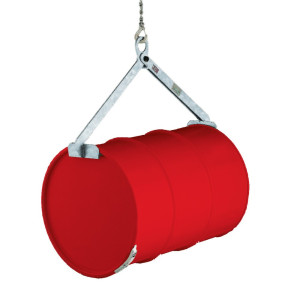 Kleszcze do leżących beczek, udźwig 500 kg, Ø beczki 650 do 950 mm, ocynkowanie ogniowe