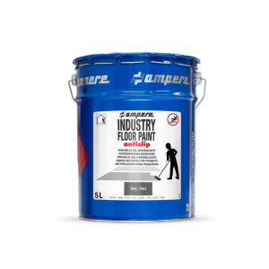A.M.P.E.R.E. Farba do znakowania podłoża Traffic Floor Paint antislip, 5 l, szara