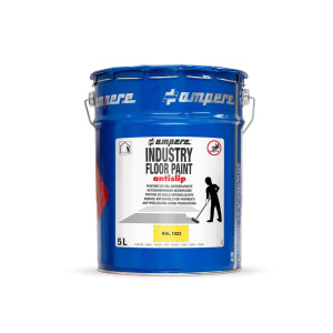 A.M.P.E.R.E. Farba do znakowania podłoża Traffic Floor Paint antislip, 5 l, żółta