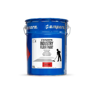 A.M.P.E.R.E. Farba do znakowania podłoża Traffic Floor Paint, 5 l, czerwona