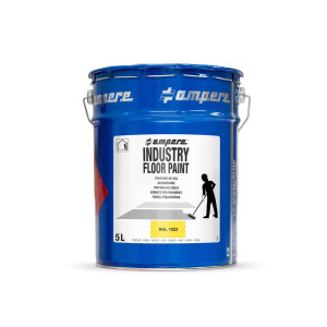 A.M.P.E.R.E. Farba do znakowania podłoża Traffic Floor Paint, 5 l, żółta