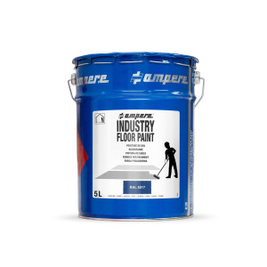 A.M.P.E.R.E. Farba do znakowania podłoża Traffic Floor Paint, 5 l, niebieska