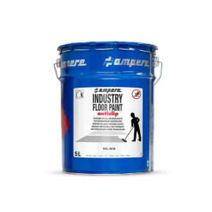 A.M.P.E.R.E. Farba do znakowania podłoża Traffic Floor Paint antislip, 5 l, biała