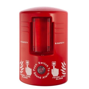 BESTSELLER B-Safety Lokalna czujka pożarowa TOP-ALARM, z syreną oraz migającym światłem