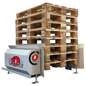 Magazyn palet typu Gravity, udźwig 340 kg