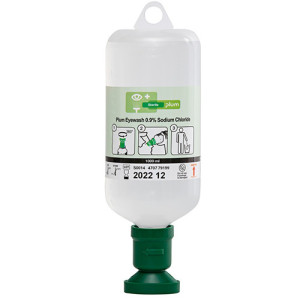 Roztwór chlorku sodu plum Sterylny środek do płukania oczu, 1000 ml