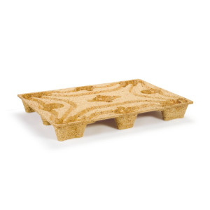 Paleta do drewna sprężonego, format Euro, dł. 600 x 800 mm, dyn. tk 500 kg, 6 stóp