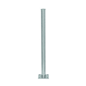 Bariera systemowa URBAN, rura pionowa, Ø 60 mm, wysokość nad podłożem 1000 mm, do mocowania kołkowego, ocynkowana ogniowo