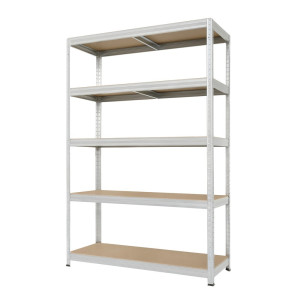 Regał półkowy Steinbock® typ M+, obciążenie półki 150 kg, wys. x szer. x gł. 1800 x 1200 x 600 mm
