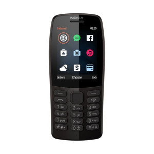 Nokia 210 Black Dual Sim Κινητό Τηλέφωνο
